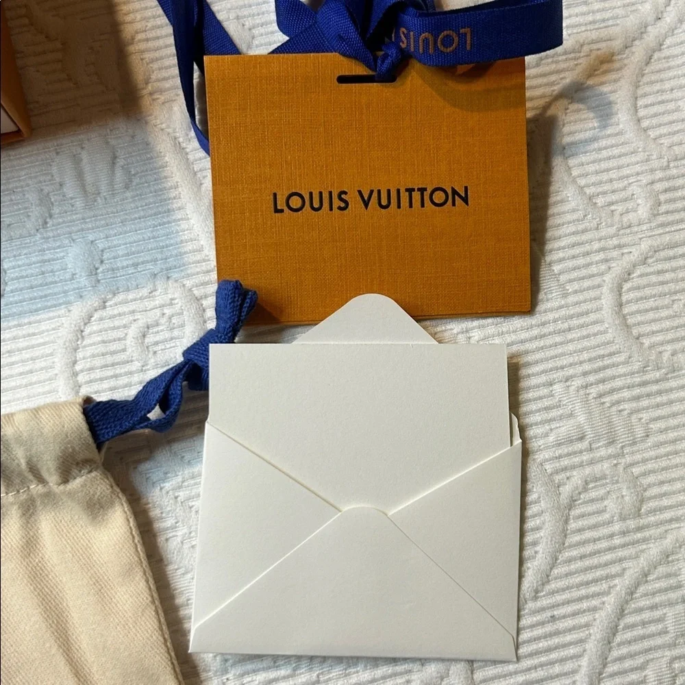 Louis Vuitton Orange and Blue box/bag Gift Set.